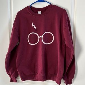 Maroon Harry Potter crew neck